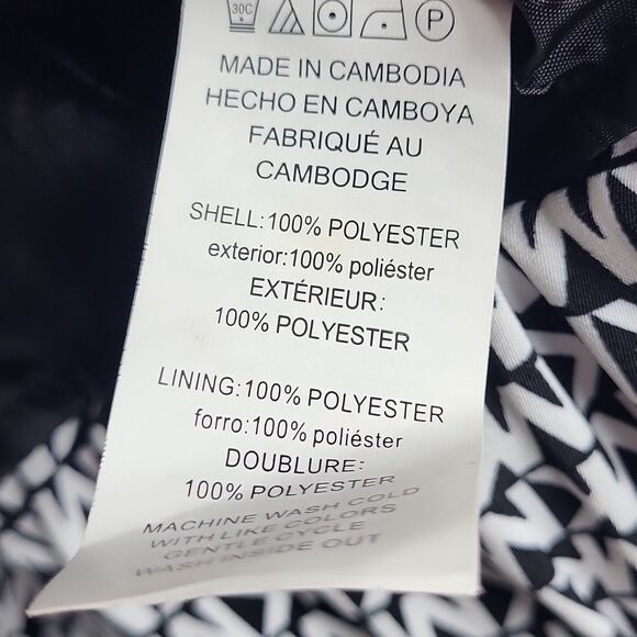 Michael Kors Black and White Women's Jacket. Size M - Picture 7 of 8